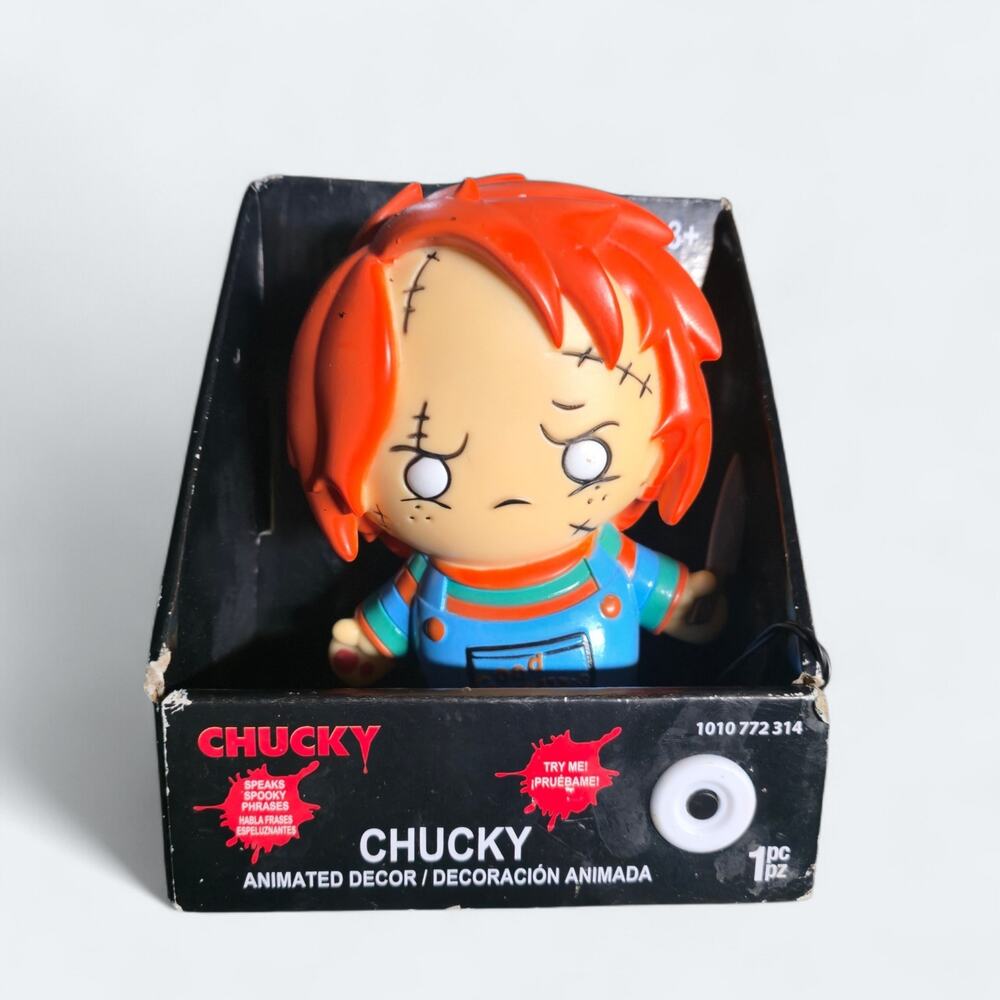 Gemmy Emoteglow Animated Chucky Halloween Figure